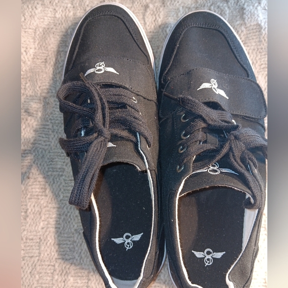 Black Sneakers with Winged Logo - Picture 7 of 7